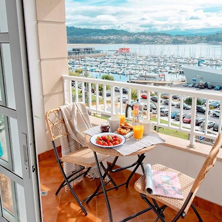 Bleumaison-Combarro Port Con Vistas Al Mar Bagian luar foto